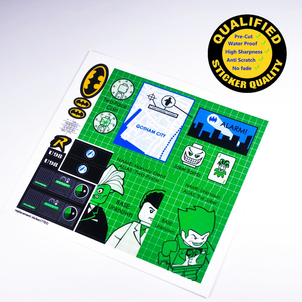 Replacement sticker Compatible with Set 7783, sticker only.