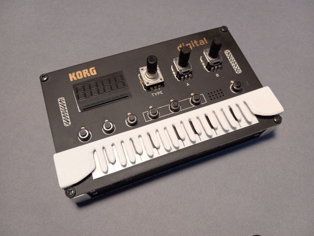 3D printed keyboard for Korg NTS-1