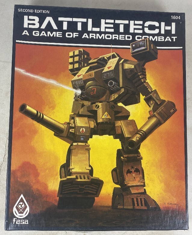 Vintage Battletech Armed Combat Game 1604 2nd Addition
