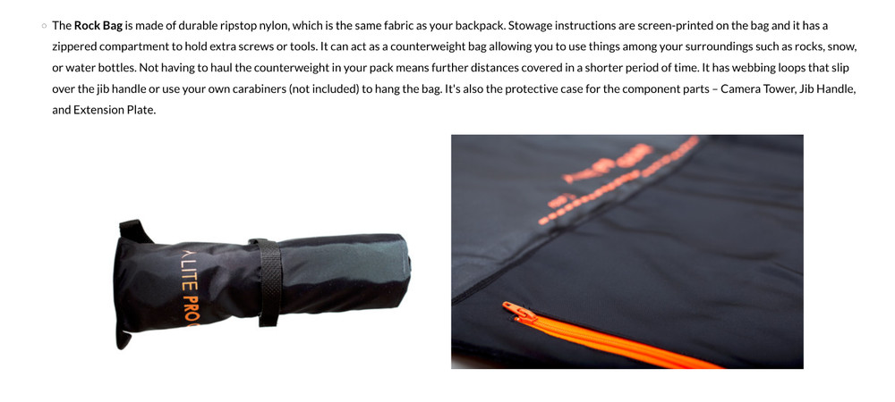 Lite Pro Gear Feather Camera Crane/Jib