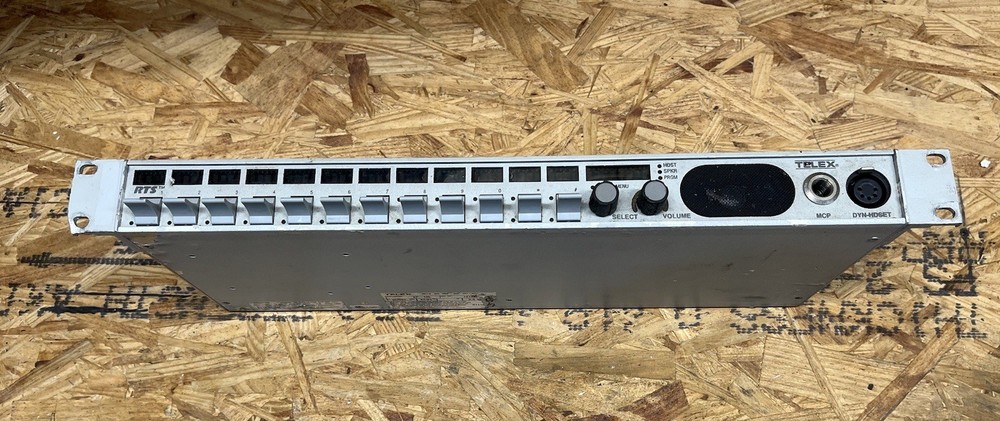 UNTESTED RTS Telex KP-12L 12 Position Key Panel Intercom System