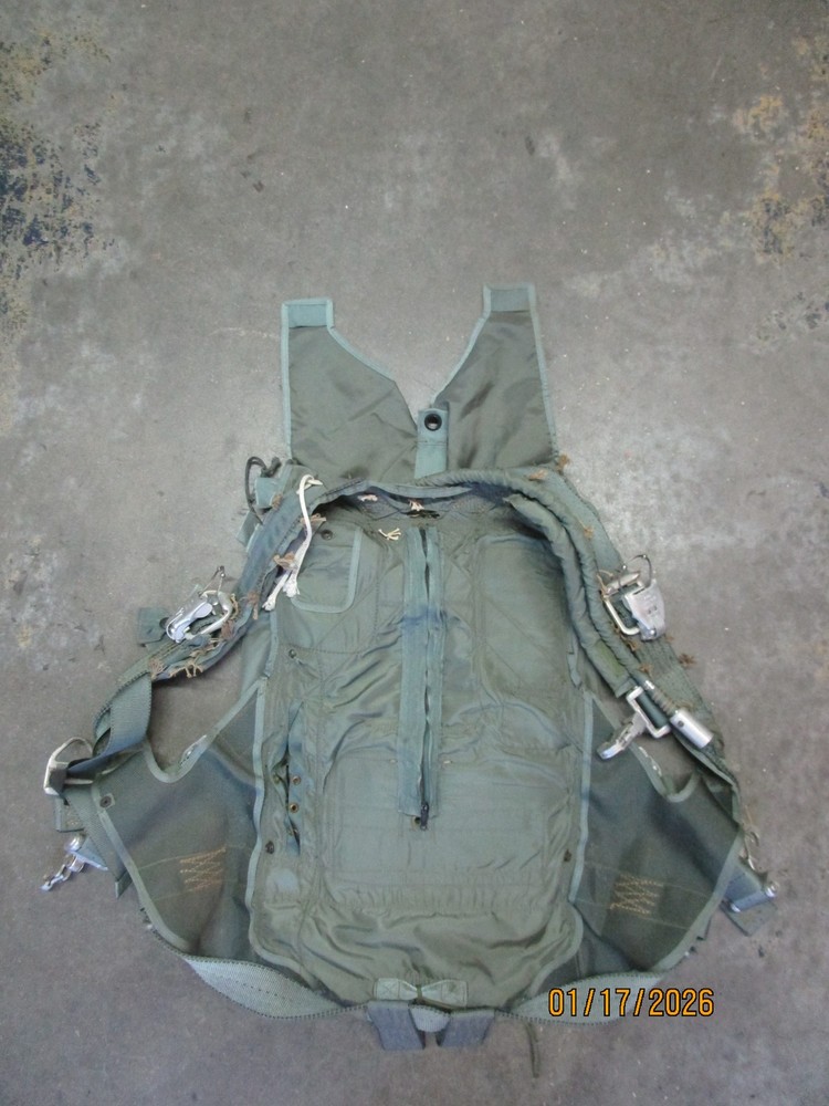 Vintage Military Parachute Backpack