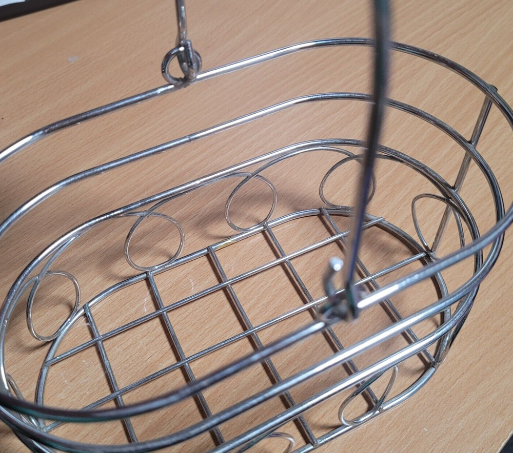 Condiment Holder Metal Wire Rack with Handle