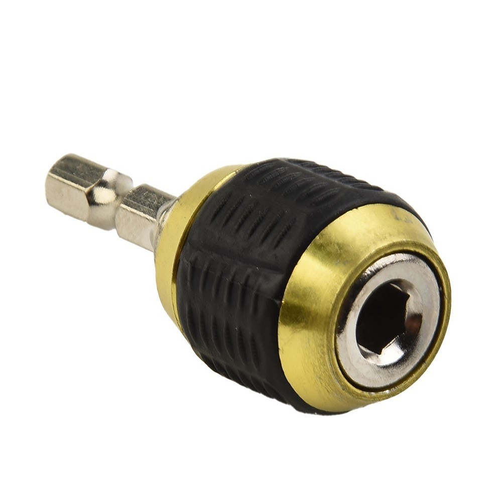 50mm 1/4 In Hex Handle Quick Coupling Drill Bit Quick Change Adapter Converter
