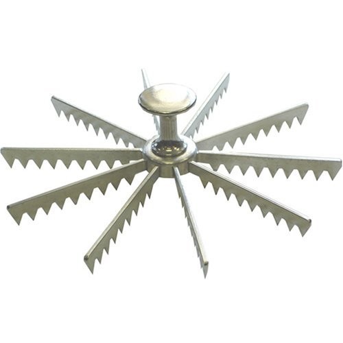 Winware Aluminum 6-Cut Pie and Cake Marker