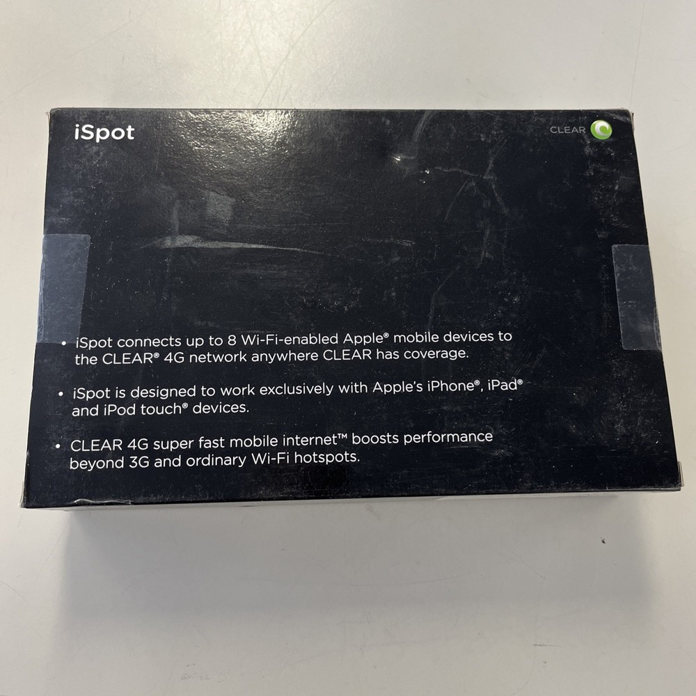 Clear ISpot Mifi Box, Brand New