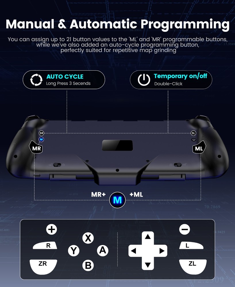 Wireless Handheld Grip Switch 2 Joycon Controller Gamepad for Nintendo Switch 2