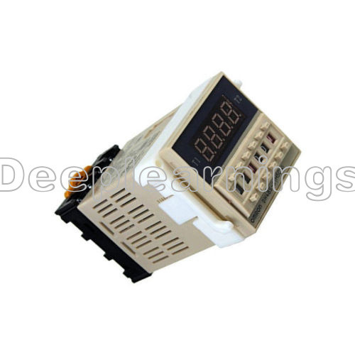 AC 220V DH48S-S Digital Precision Programmable Time Delay Relay Socket Base NEW