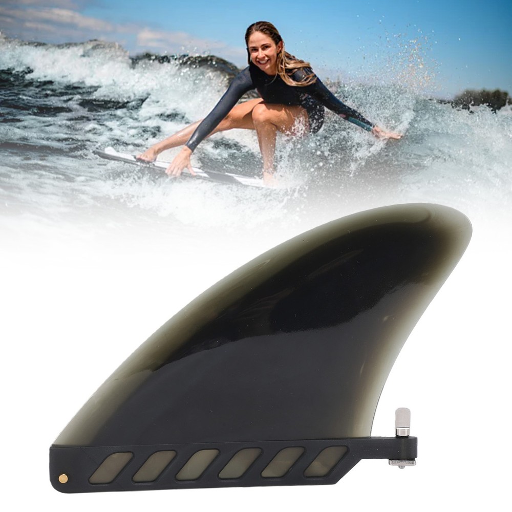 Paddle Board Fin TPU 4.6in Bendable Surfboard Tail Fin Replacement with Screw TS