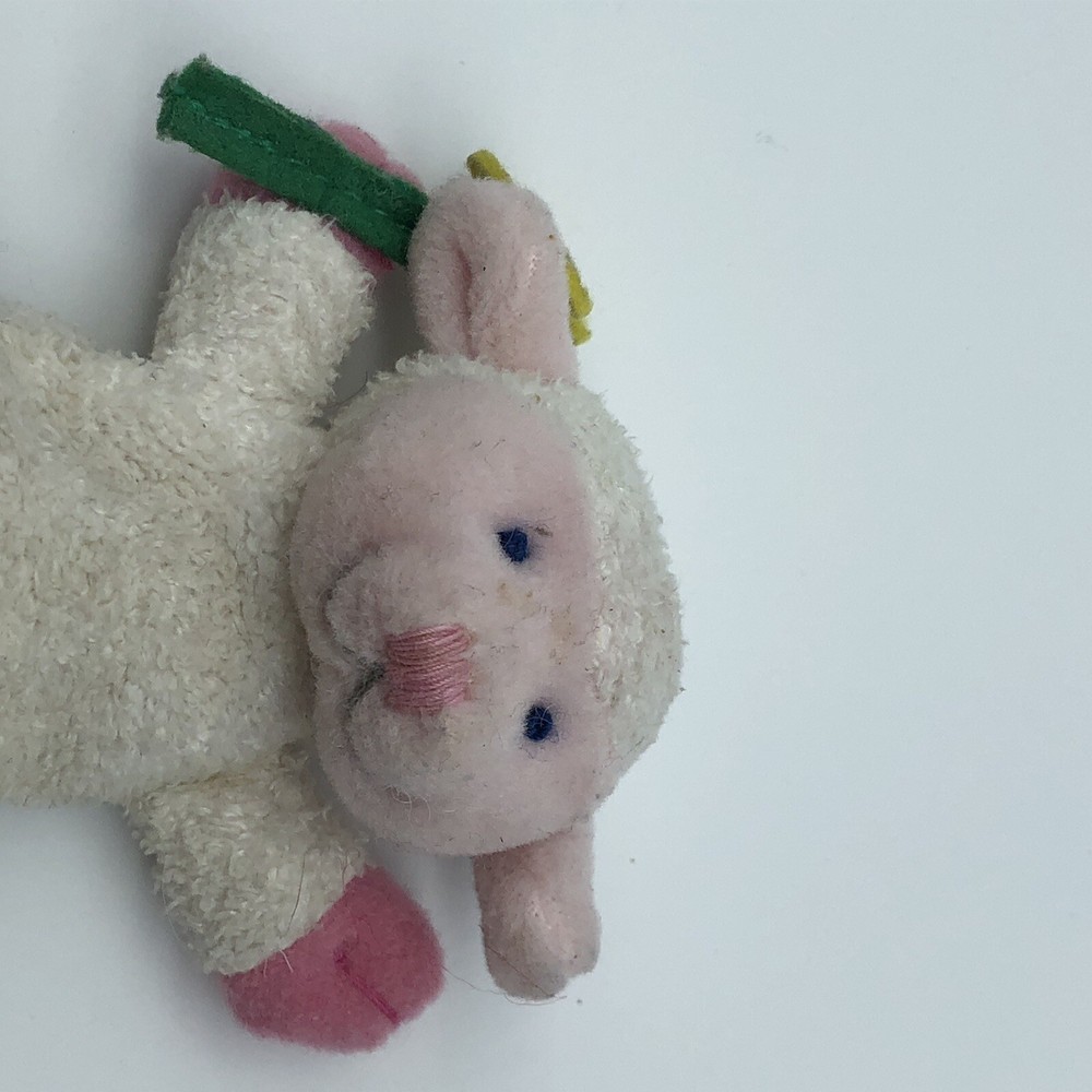 Vintage Starbucks mini lamb sheep finger puppet