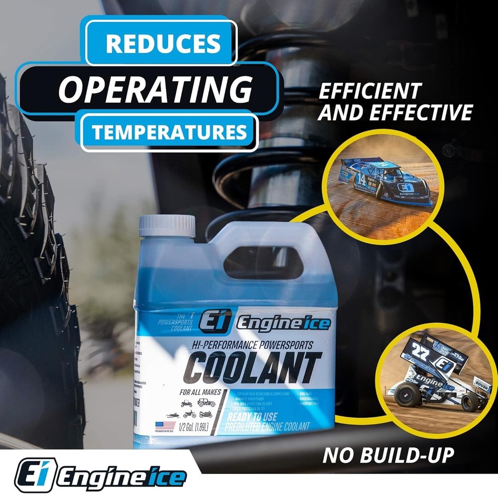 ENGINE ICE HI-PERFORMANCE COOLANT 1/2 GAL- 2 PACK
