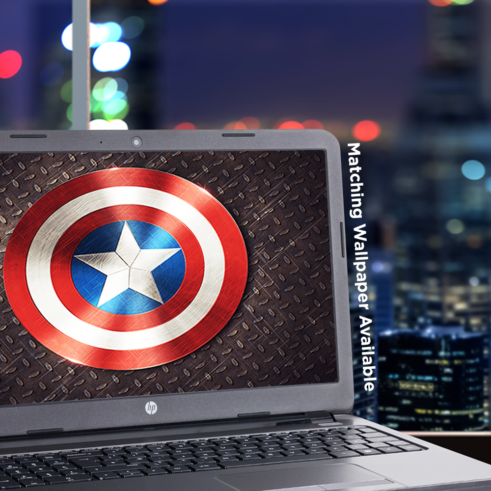 Universal Laptop Skins Wrap for 14" - Capt. Amer.