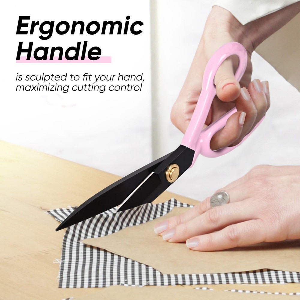 Professional Tailor Scissors Heavy Duty - Multi-Purpose Sewing Fabric Scissor...