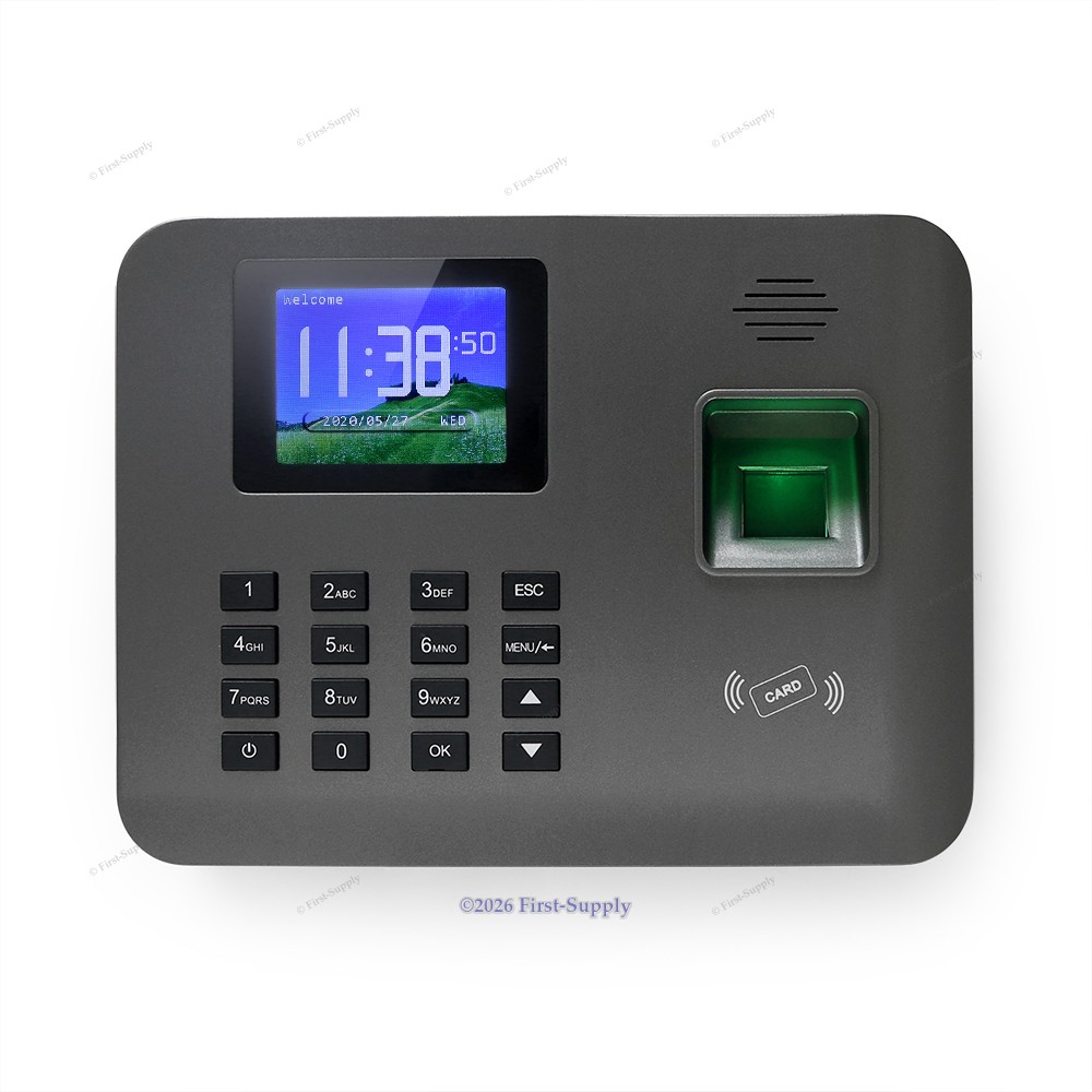 Remote Access Biometric Fingerprint Attendance Time Clock With RFID Card Reader