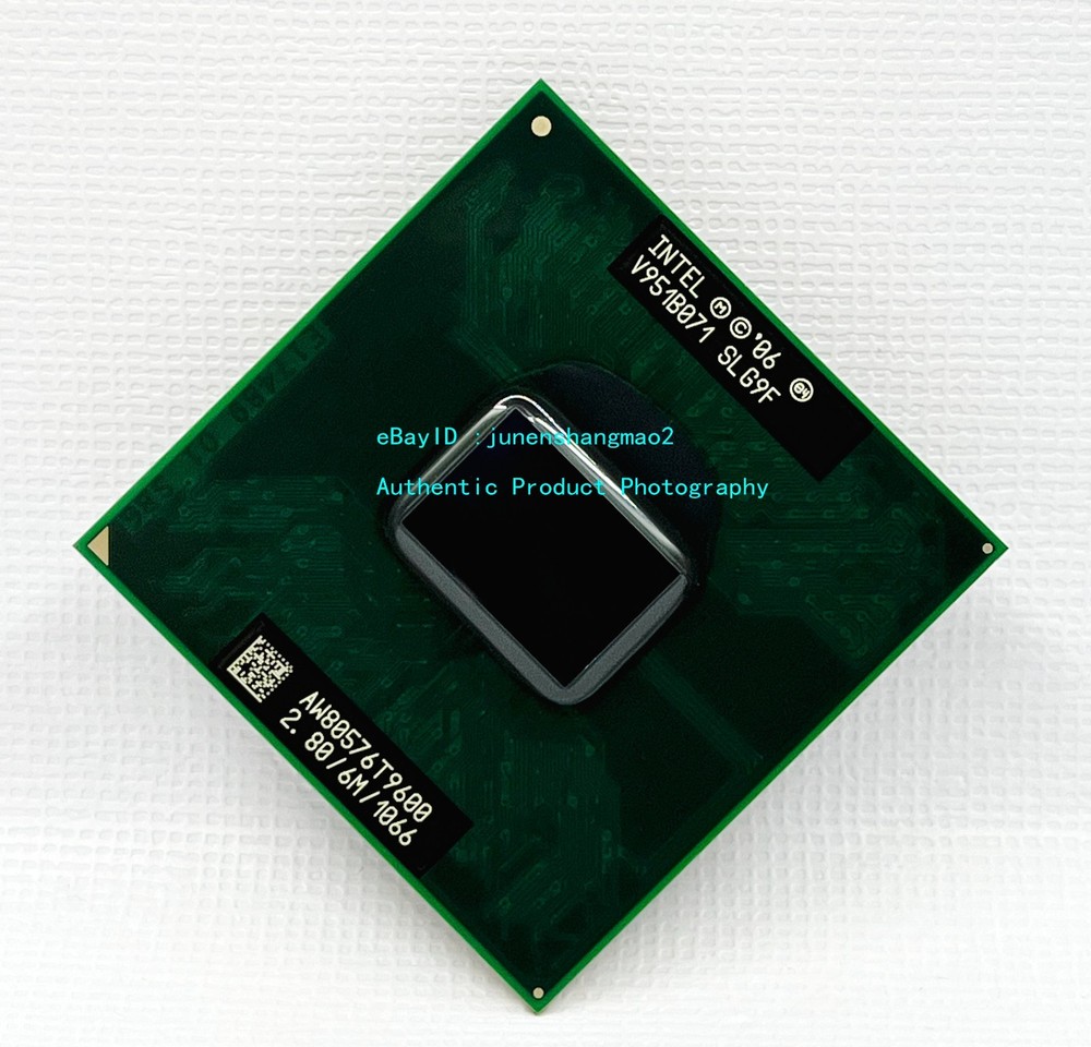 Intel Core 2 Duo T9600 2.8GHz Dual-Core 6M (SLG9F)Socket 478 Notebook Processor