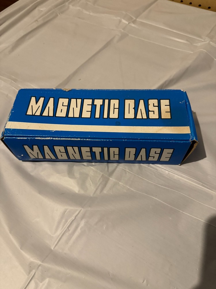 Universal Magnetic Base Holder 132lbs Force & 1" Dial Indicator White Face