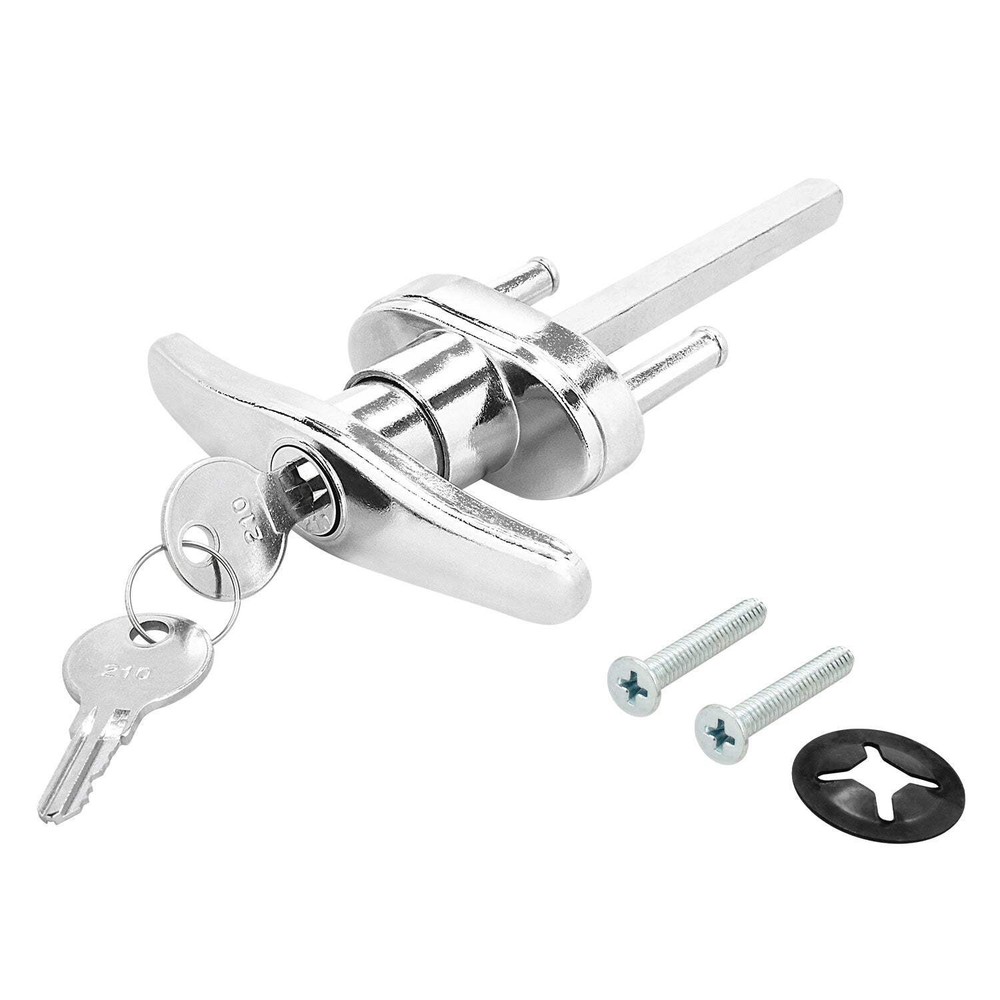HardwareX Supply Garage T Handle Lock Replacement with 2 Keys
