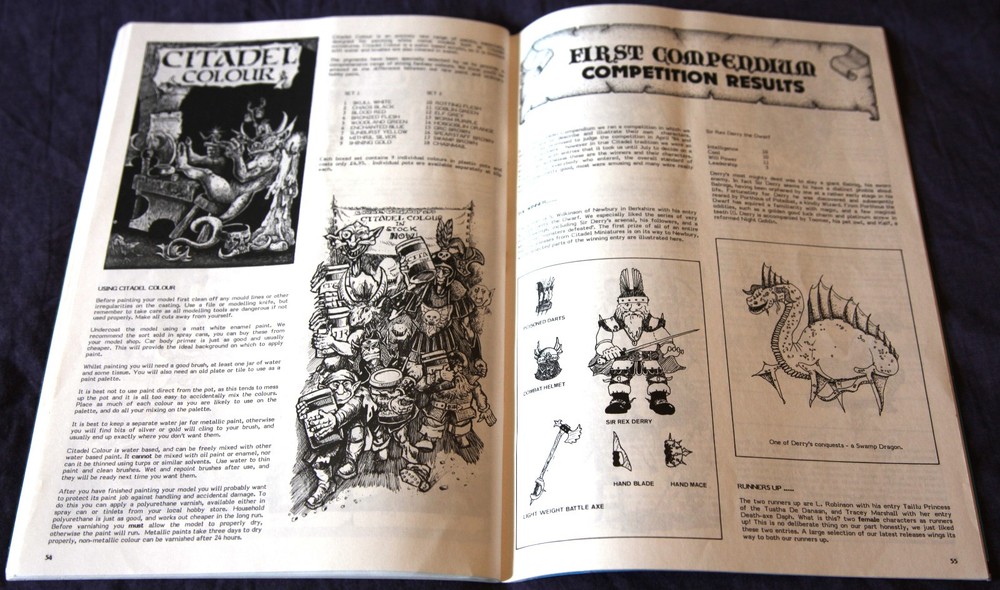 The Second Citadel Compendium, Paperback, 1984, Games Workshop, VG Condition