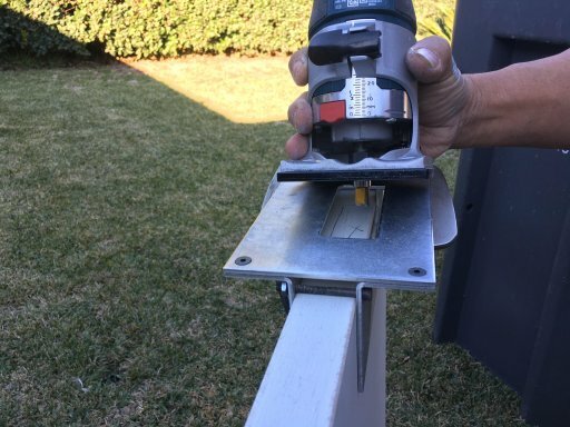 Door hinge template for 4 in hinge