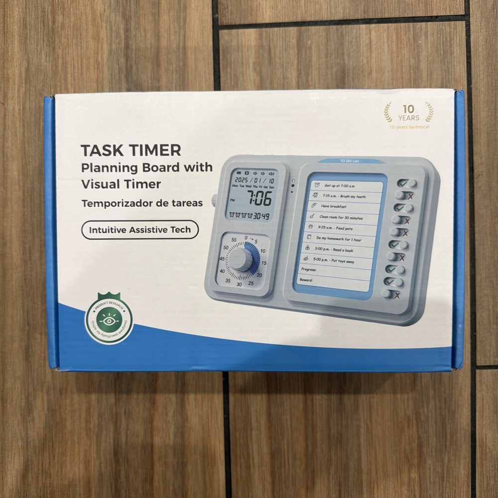 3-in-1 Visual Timer and Schedule Board for Kids Classroom Autism Learning