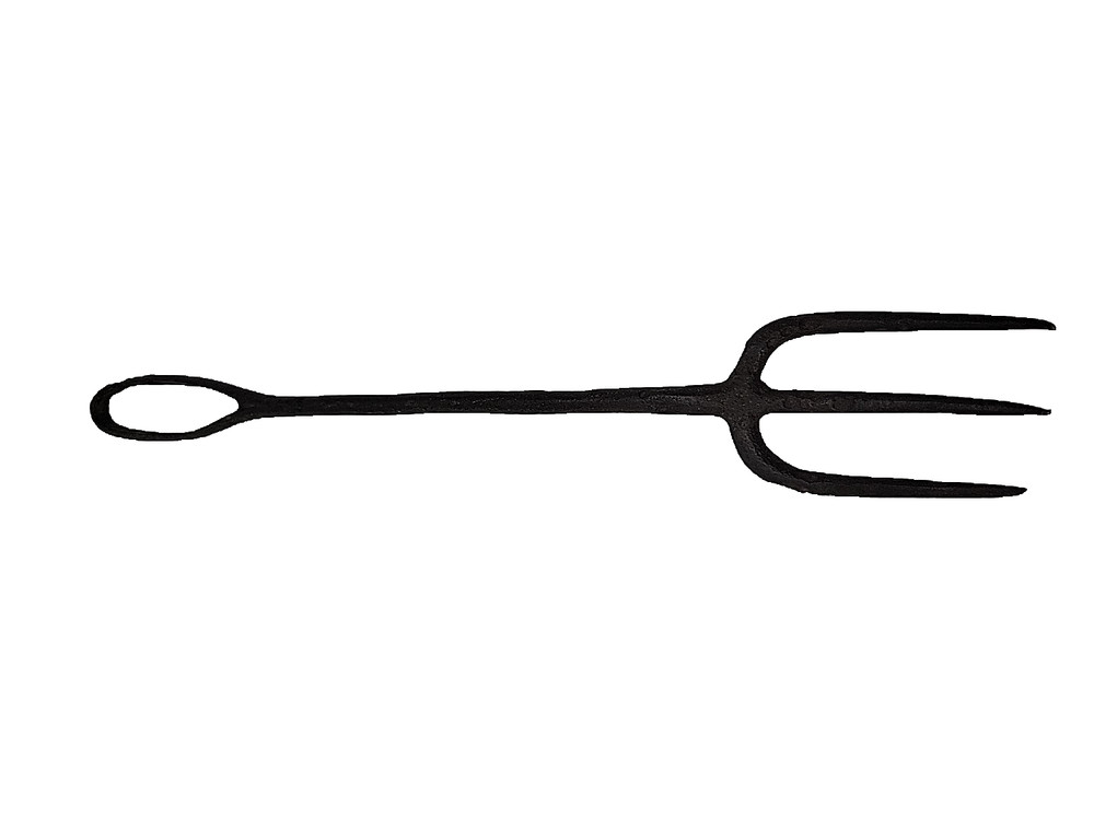Vintage Camping Cooking Fork 12” Primitive Blacksmith Tool
