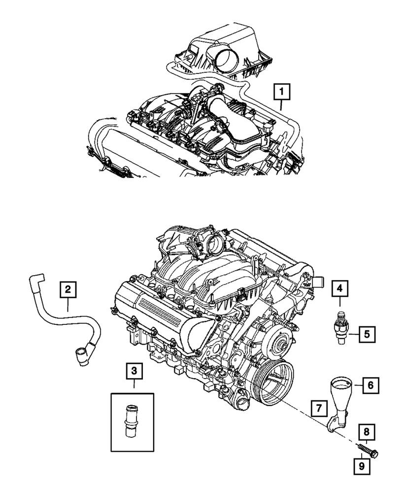 Genuine Mopar O Ring Crankcase Vent 53034065AA