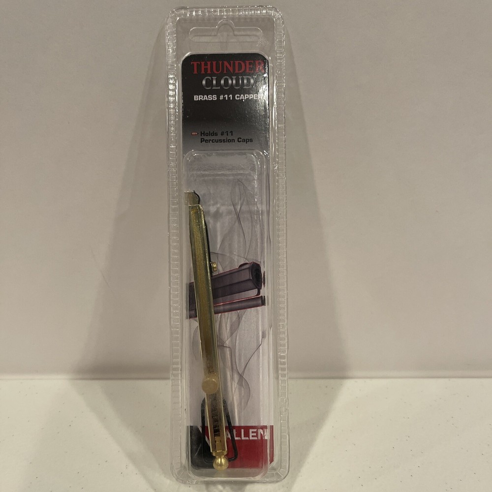 Brass Muzzleloader Capper For #11 Percussion Caps - Thunder Cloud - Allen