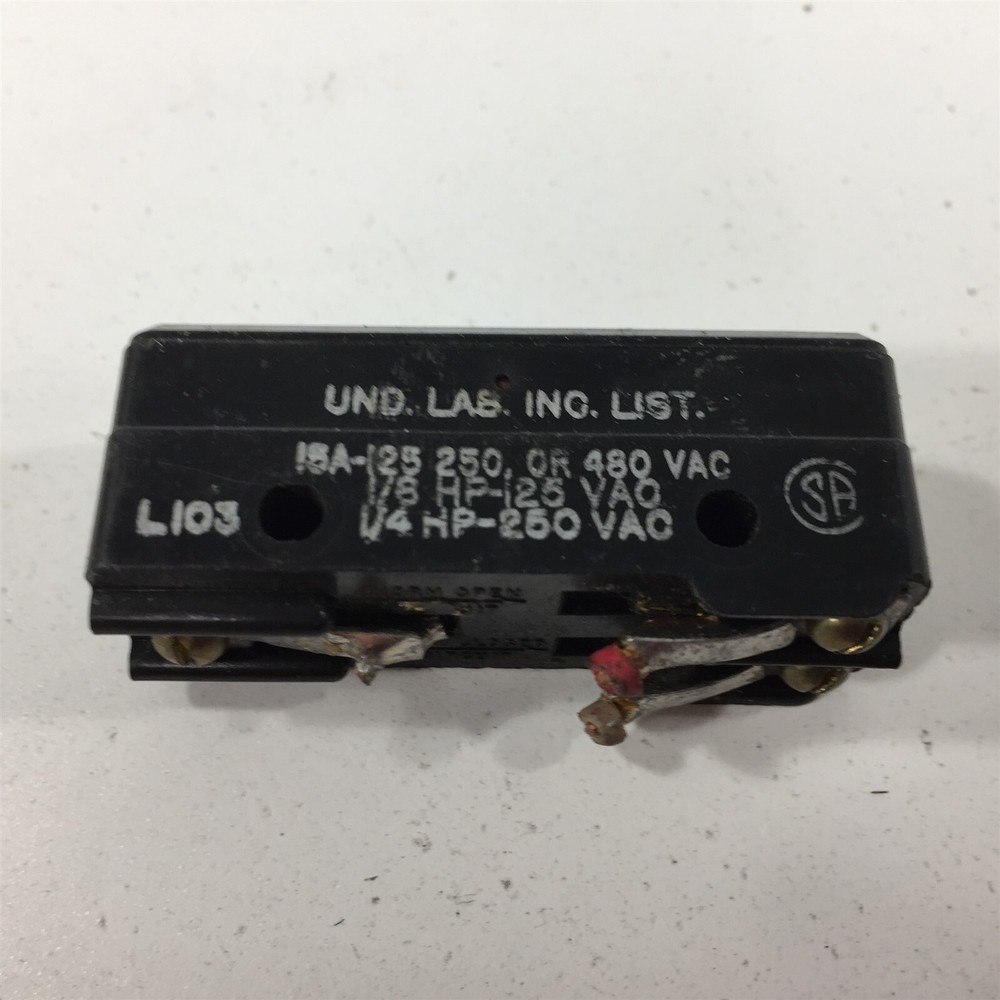 (1) Honeywell BZ-R179 Microswitch