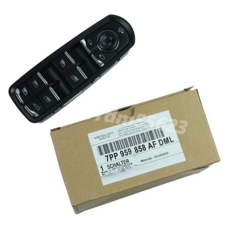 Window Regulator Switch for Porsche Cayenne 92A, Macan 95B