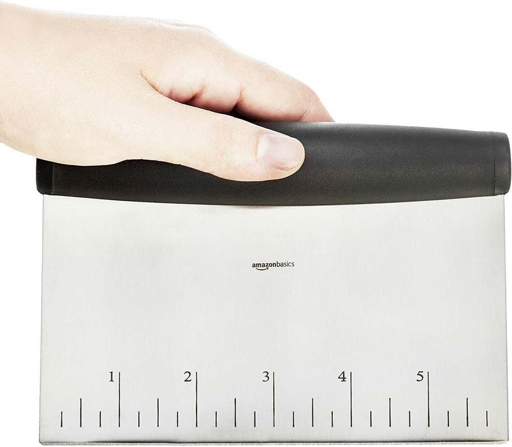 AmazonBasics Stainless Steel Bowl Scraper/Chopper