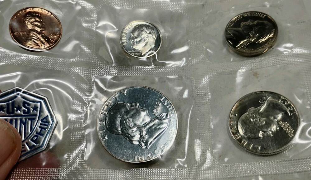 1962 Mint Proof Set 90% Silver Original Envelope And Coa Everything Pictured #2