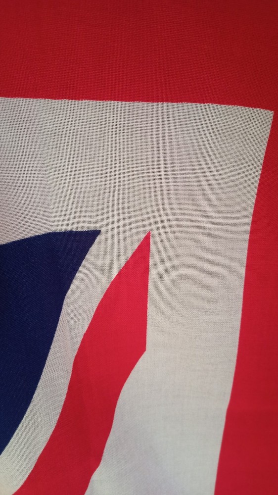 Large Big British flag with hooks. 154x92 cm.