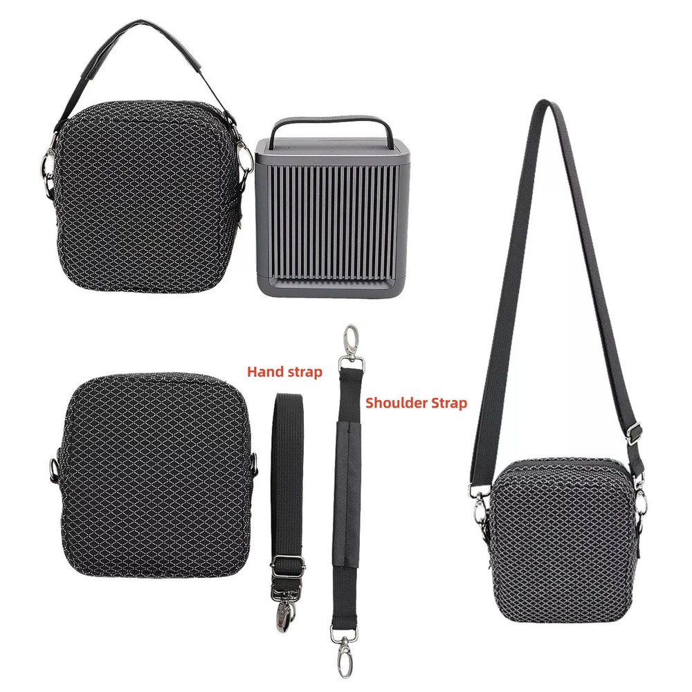Mesh Storage Shoulder Bag for Xiaomi ASM06A Bluetooth Speaker Portable Handbag