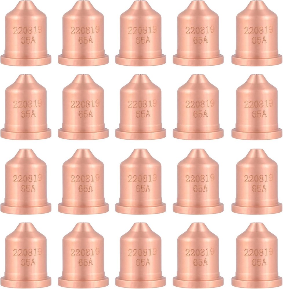 20-Pack 65A Nozzle Tips for PMX 65/85/105 Plasma Cutting Performance