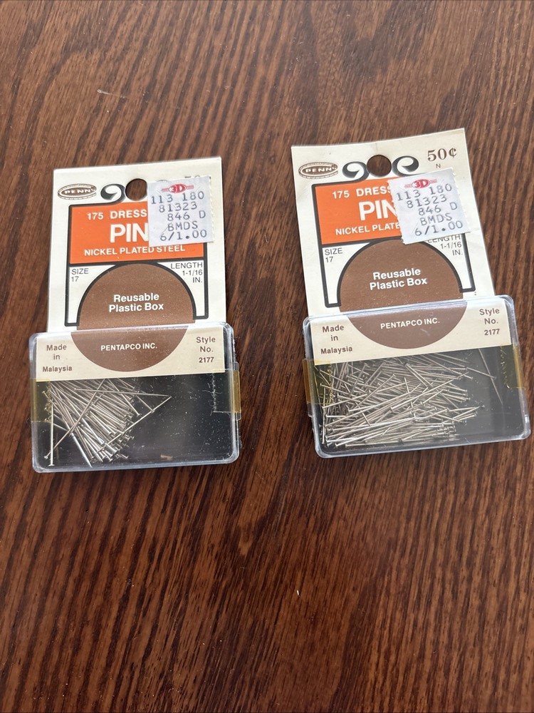 Miscellaneous Vintage Sewing Materials - Spools, Bobbins & Needles