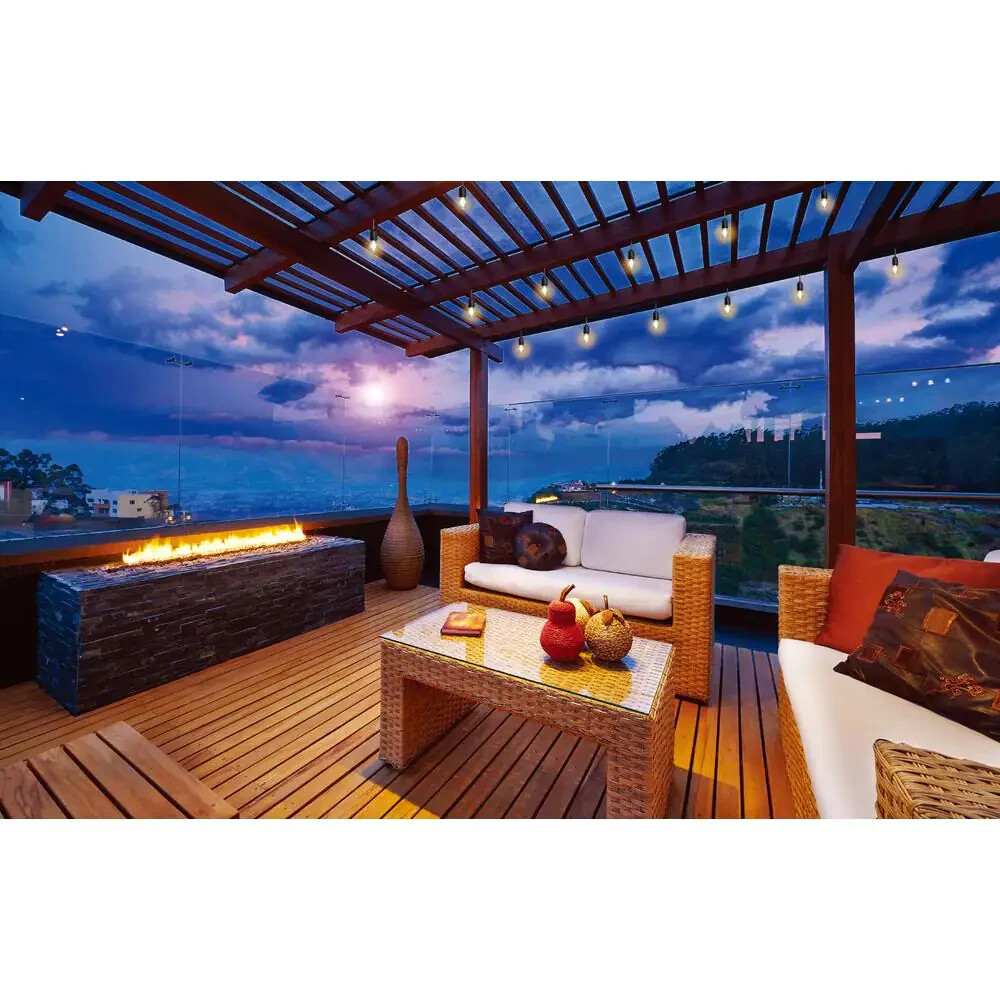 HAMPTON BAY 48 ft. String Light 24-Light In/Out , S14 Single Filament LED Light