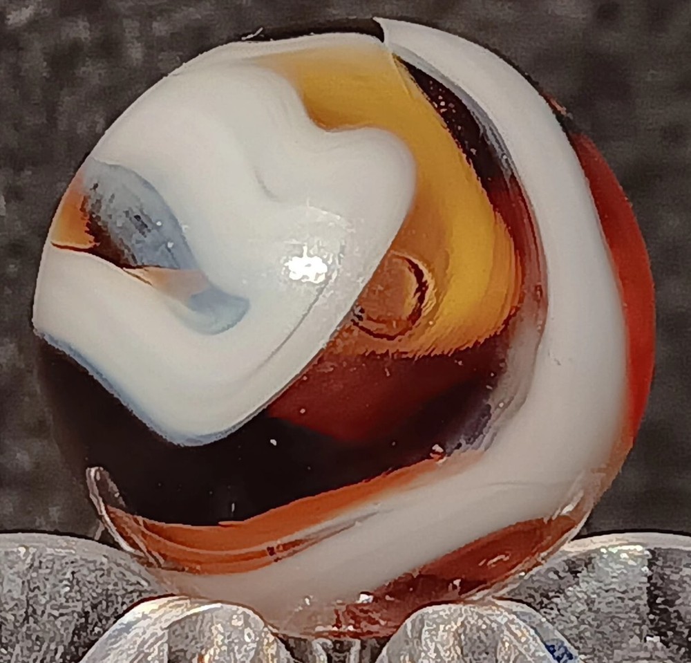 Jackson Swirl Marble. .9/16" Mint. Htf Example. Circa (1945-1946)