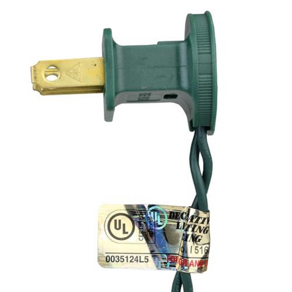 100 Multi Mini Christmas Lights, Green Wire, 22.8' Total Length