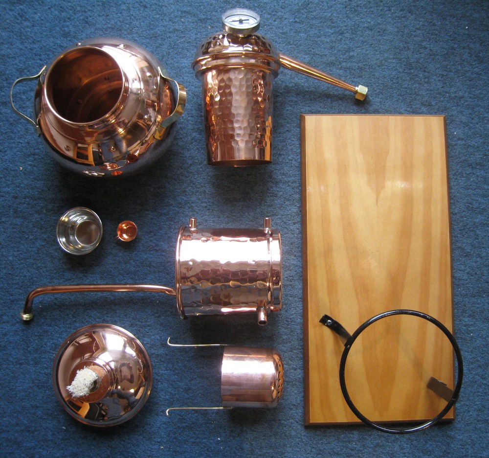 Used Distillery, 2L "Calif" with Flavour Basket Distiller 2 Litre