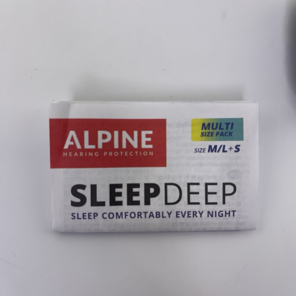 Alpine SleepDeep Multisize - Soft Ear Plugs for Sleeping and Concentration