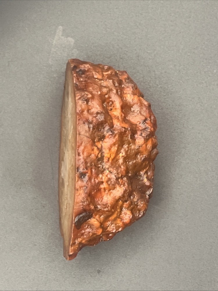 6.3 oz Agate Geode 3 1/4 X 1 7/8 #127