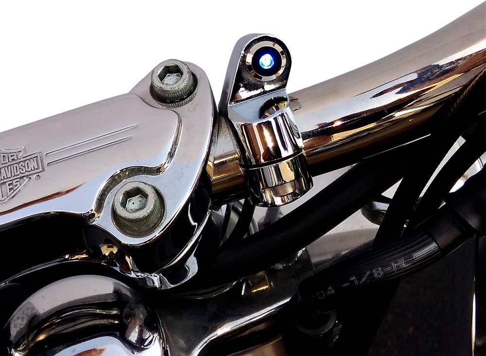 ULTRACOOL - AC-20C - Handlebar Led Clamp - Chrome - 1"