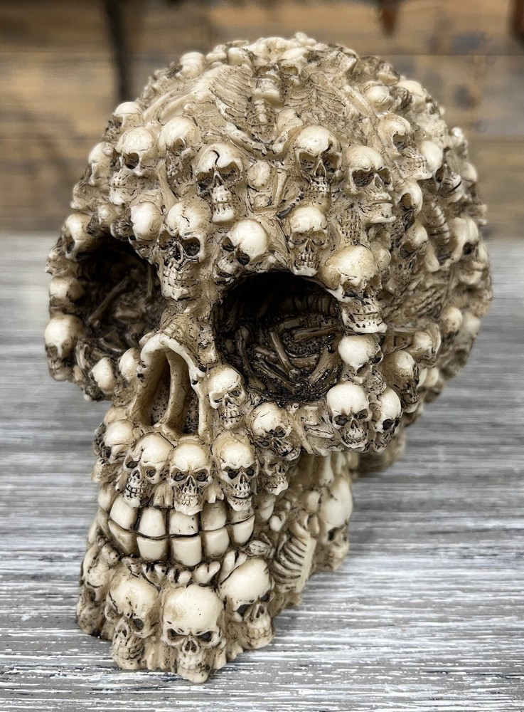 SKULL COVERED WITH SKULLS 5 1/4" TALL
