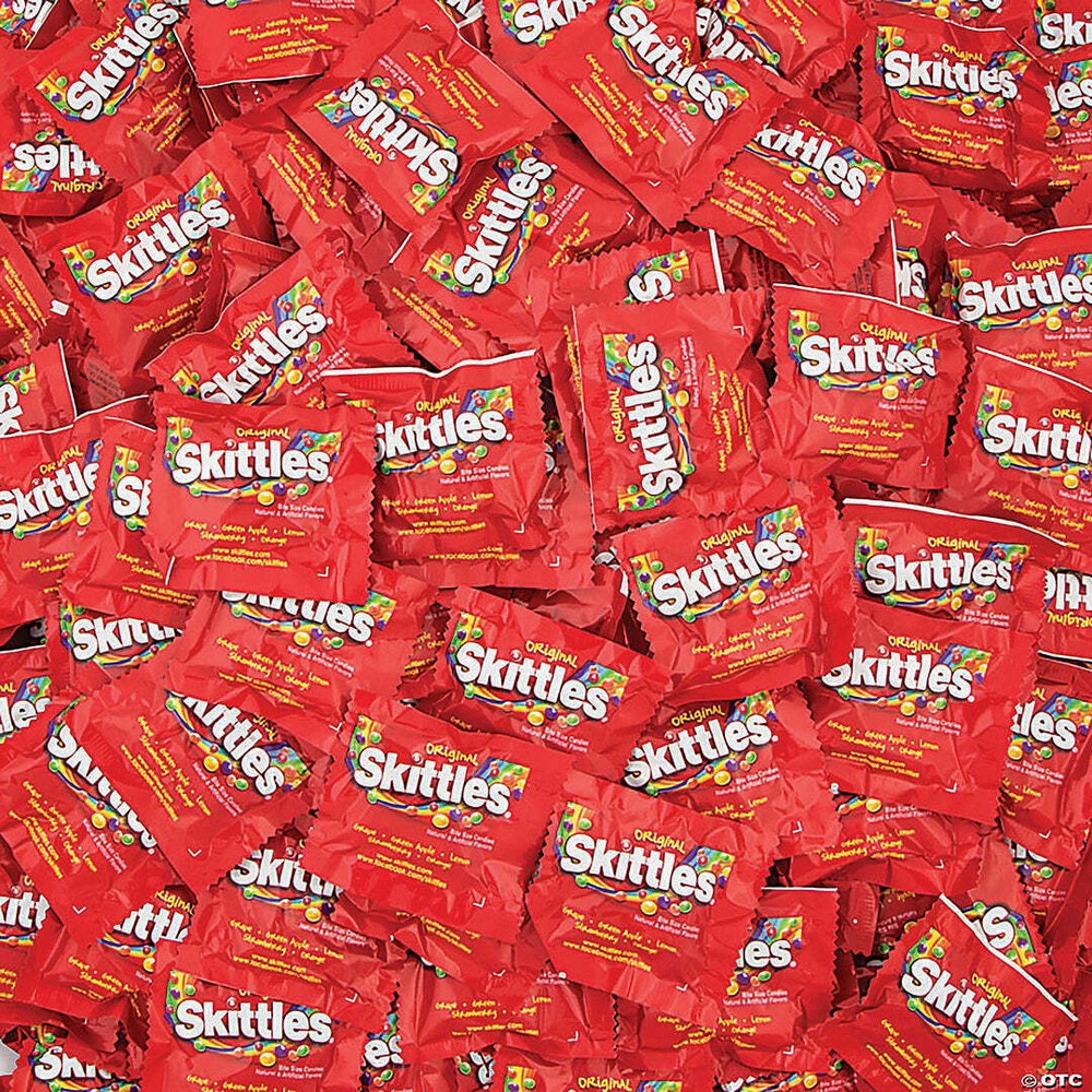 Skittles Fun Size Bulk Candy, 22 lb Bag (Individually Wrapped)