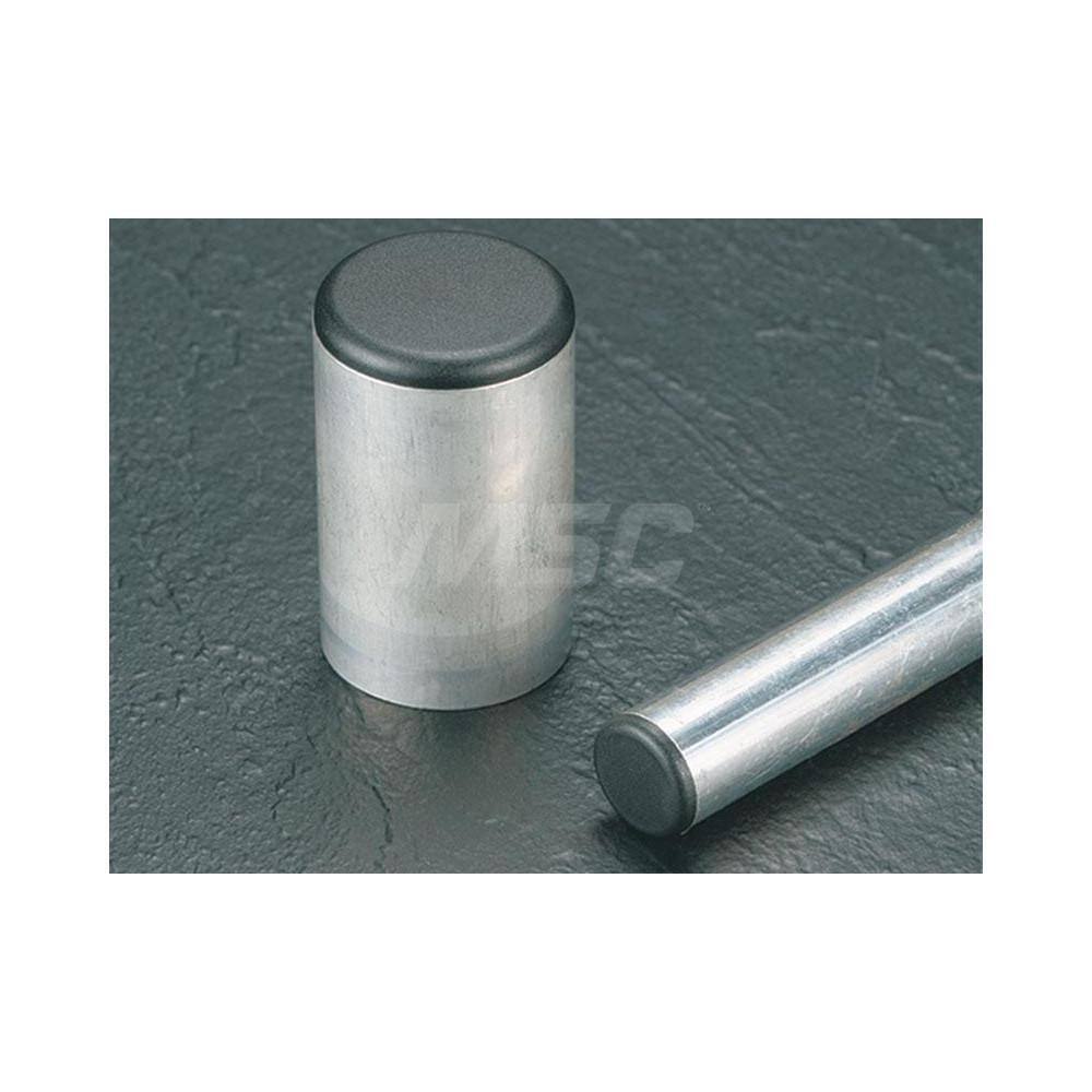 Caplugs Round Head Plug 1-1/8" OD, Polyethylene, Black