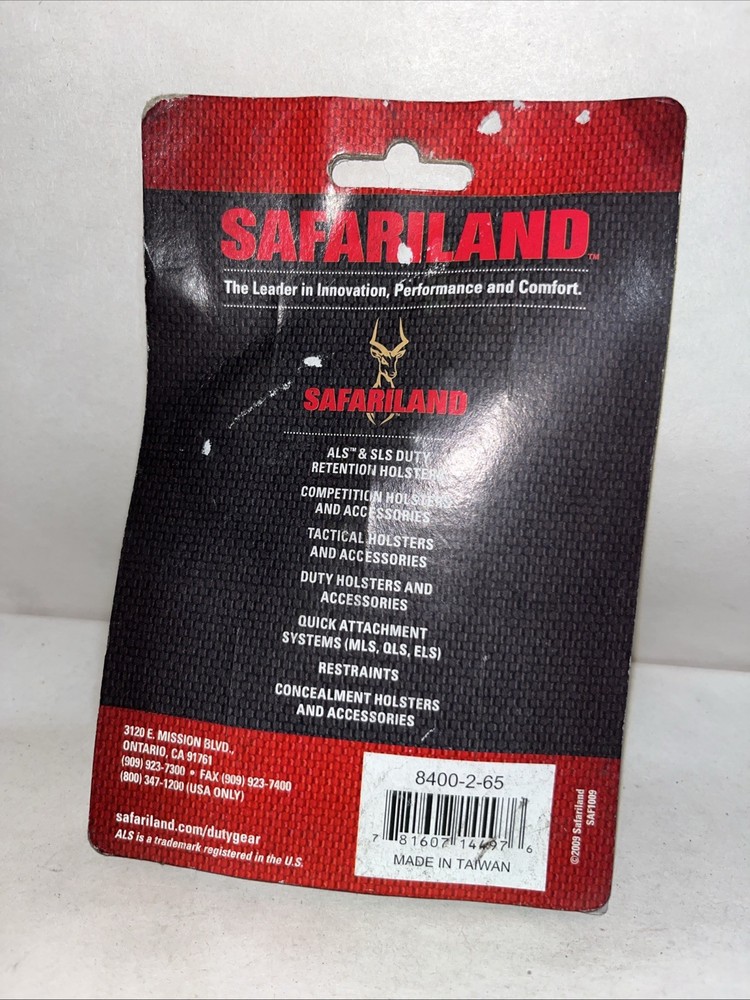 Safariland Pocket Clip Keyring Oversized Handcuff Key With Defects