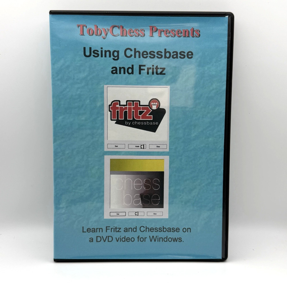 Tobychess Presents Using ChessBase And Fritz DVD ROM