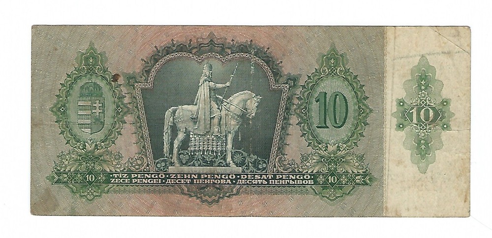 Hungary - 10 Pengo, 1936