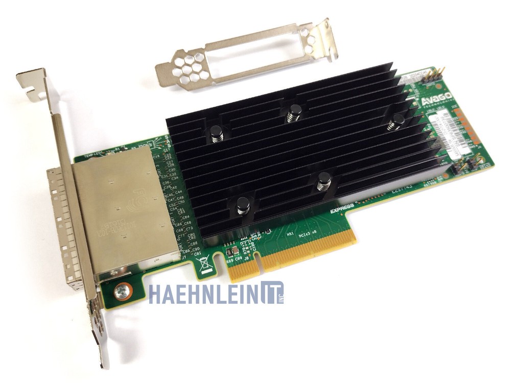 Avago Broadcom LSI 9305-16e SATA / SAS HBA Controller 12Gbps IT-Mode SFF-8644