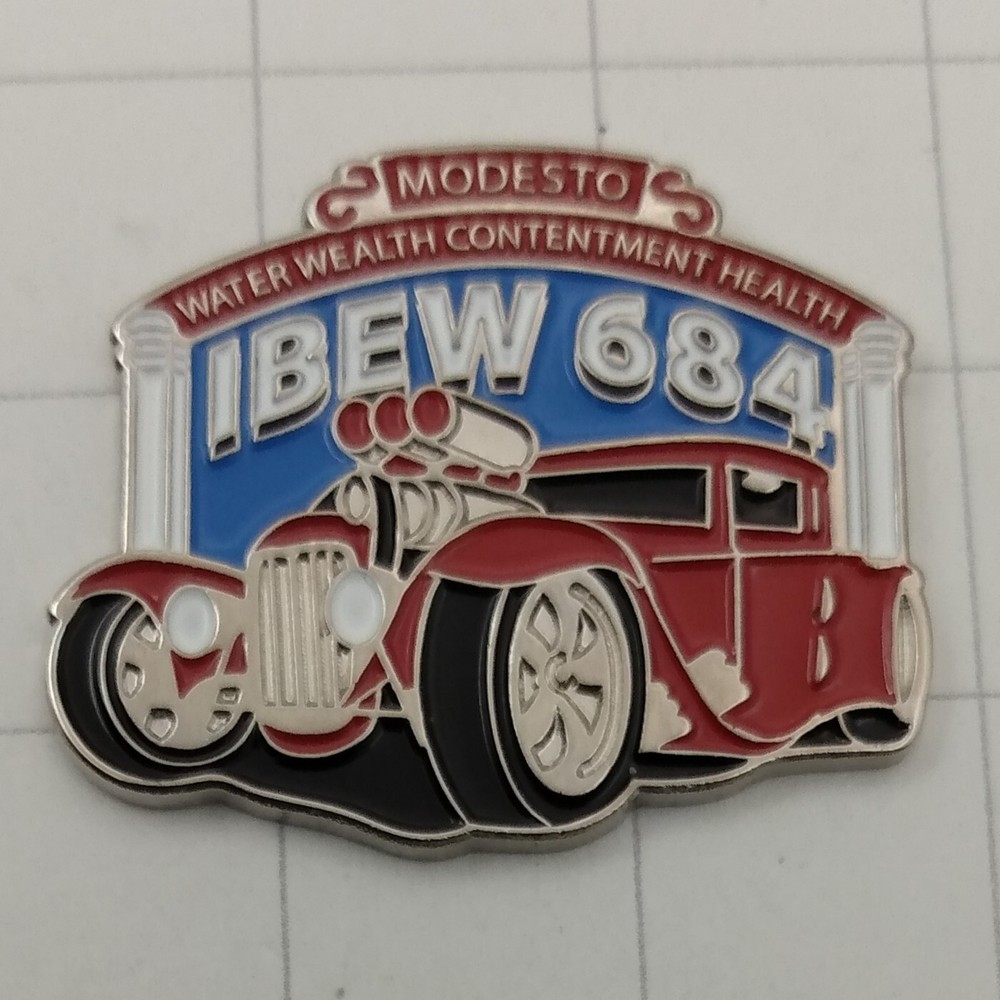 IBEW Lapel Pin Local 684 Modesto, CA.